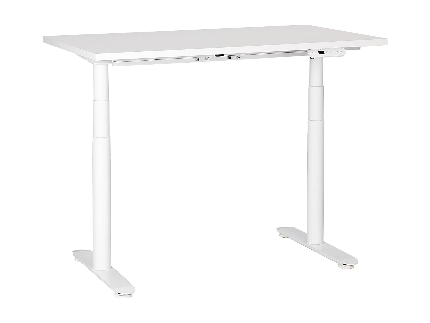 Biurko regulowane elektrycznie 120 x 72 cm białe DESTINAS 2644669