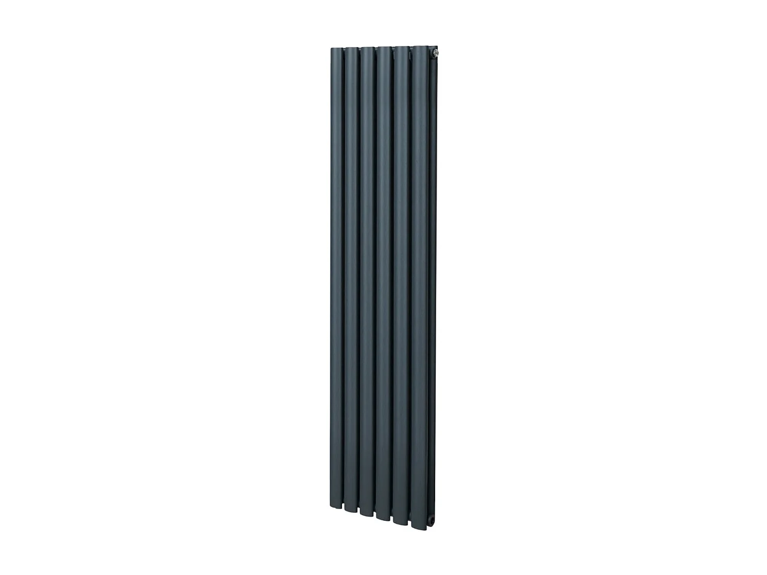 Grzejnik kolumnowy owalny – 1600 mm x 360 mm – antracytowo-szary 3485953 - obrazek 1