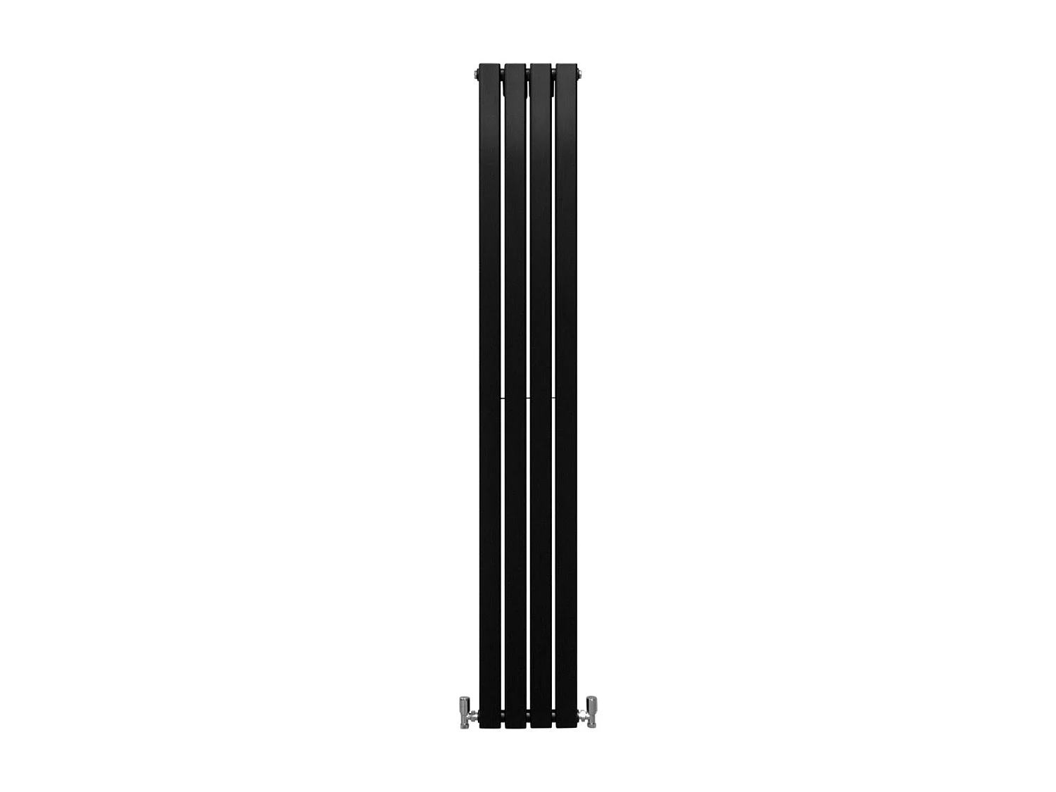 Grzejniki panelowe designerskie, matowo czarne, 1800 mm x 280 mm 3485969 - obrazek 1