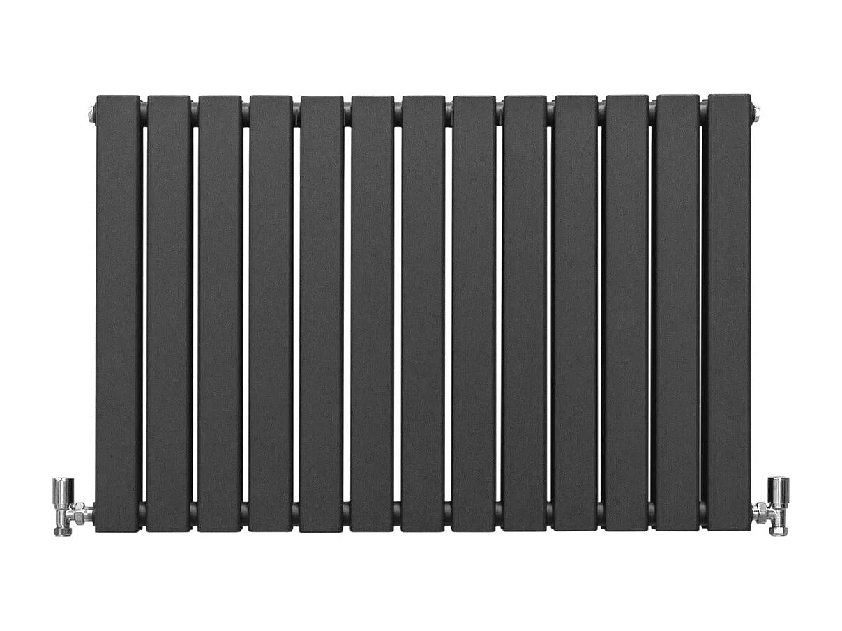 Grzejniki panelowe designerskie, antracytowo-szare, 600 mm x 910 mm 3485952 - obrazek 1