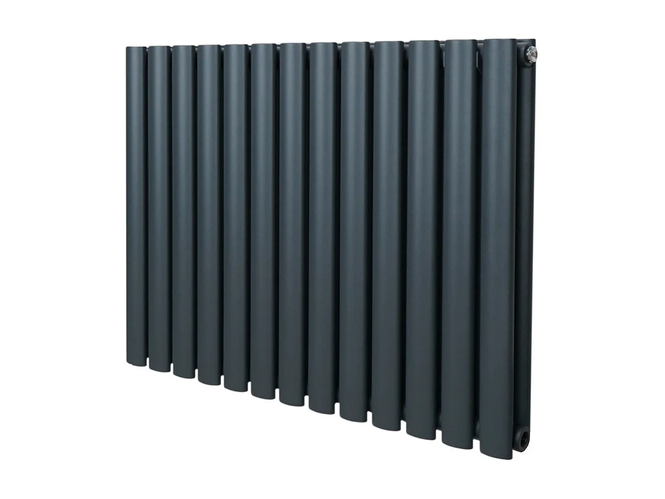 Grzejnik kolumnowy owalny – 600 mm x 780 mm – antracytowo-szary 3486023 - obrazek 1