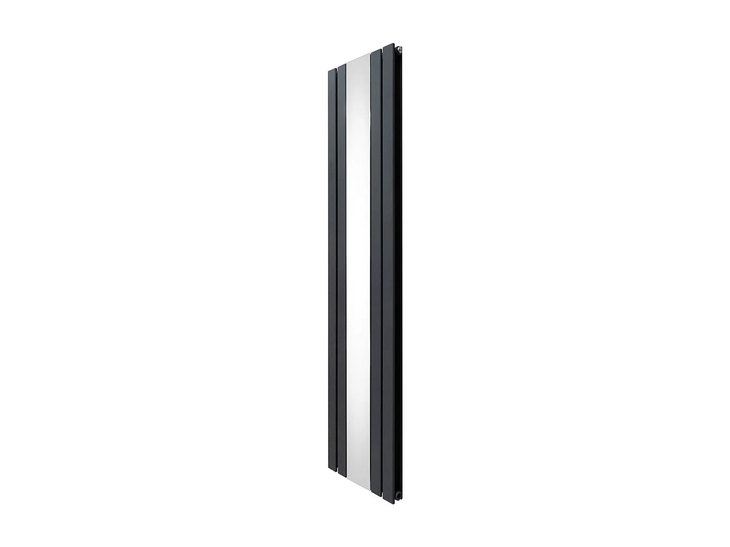 Grzejnik z płaskim lustrem - 1800 mm x 425 mm - antracytowy szary 3486006 - obrazek 1