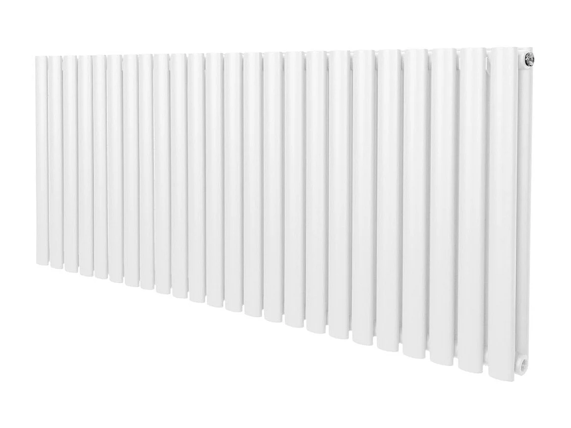 Grzejnik kolumnowy owalny – 600 mm x 1440 mm – biały 3486050 - obrazek 1
