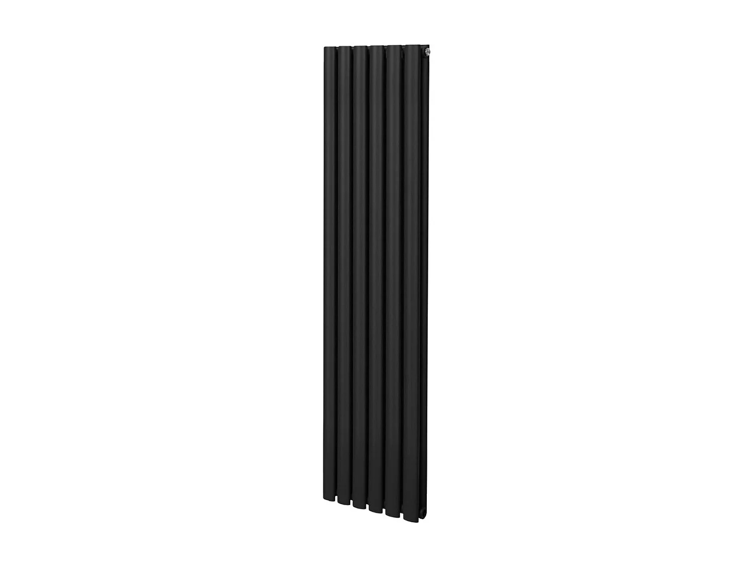 Grzejnik kolumnowy owalny – 1600 mm x 360 mm – czarny 3486109 - obrazek 1