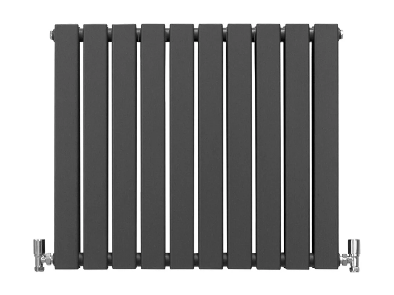 Grzejniki panelowe designerskie, antracytowo-szare, 600 mm x 700 mm 3486095 - obrazek 1