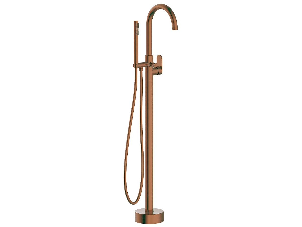 Charme II kolumna mechaniczna do wanny wolnostojącej szczotkowana miedź – Essebagno 2939213