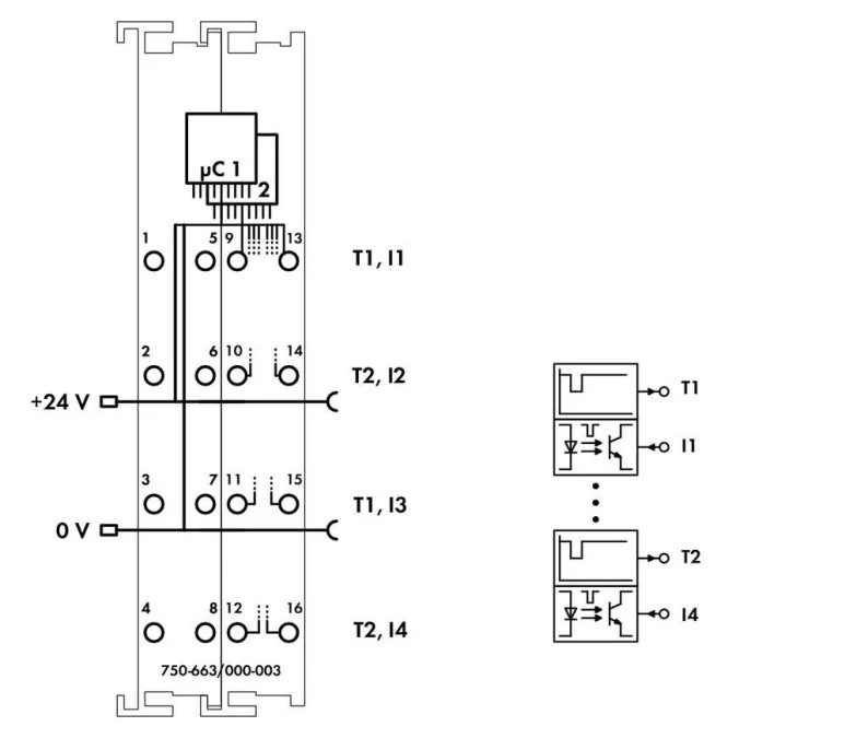 Moduł wejść dwustanowych PROFIsafe 4 F‑Ex i DI 24V 750‑663/000‑003 - obrazek 3