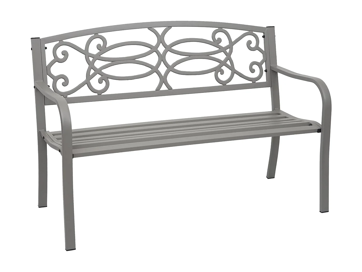 Ławka ogrodowa MCW-F44, szara 1865975