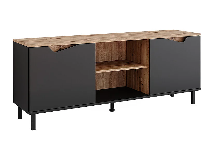 Lowboard antracyt/artisan 150x38x60 marelle 4784148