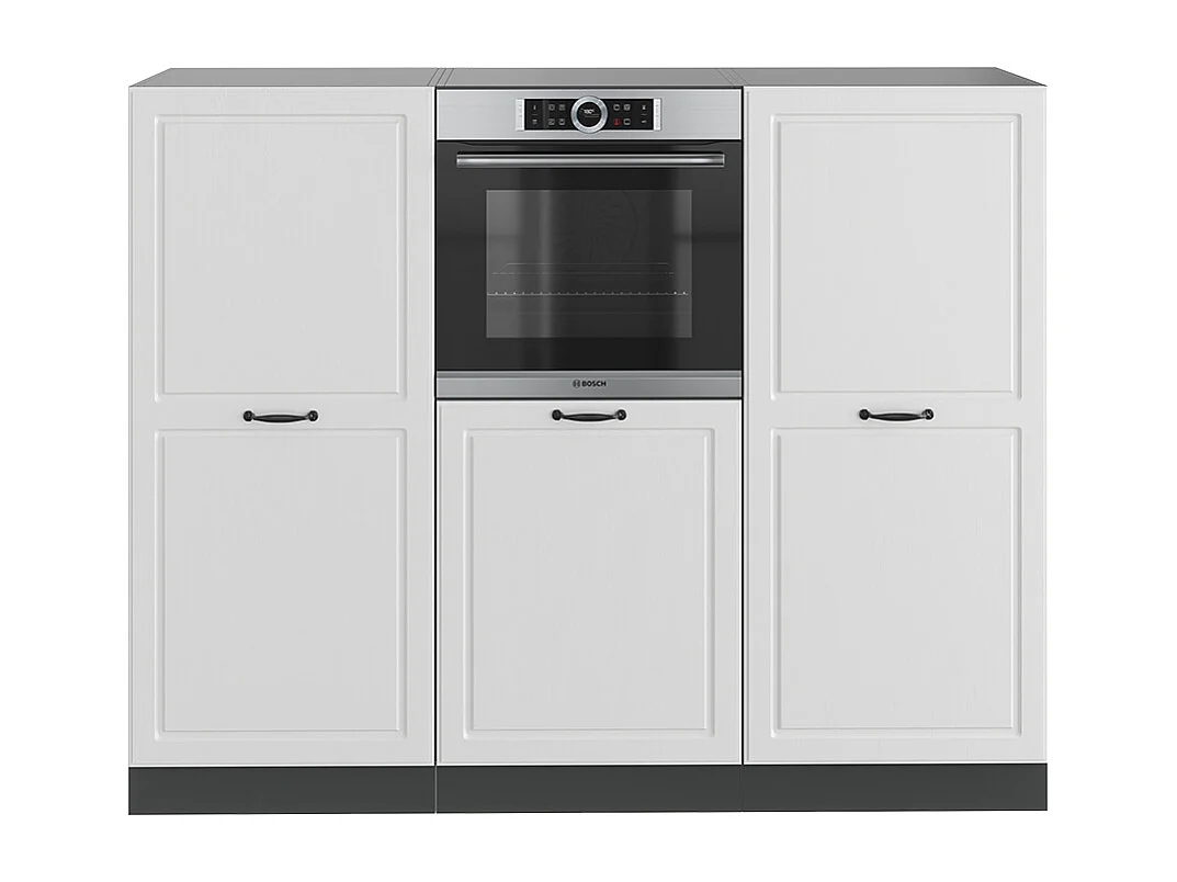 Blok kuchenny biały dworek/antracyt 180x46x81.6 r-line 4781422