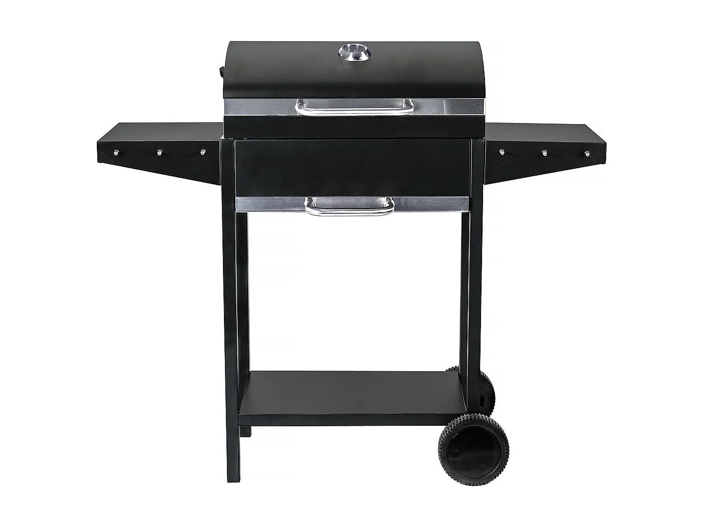 Grill węglowy „Bizon” – 119 x 50 x 101 cm – Czarny 896257