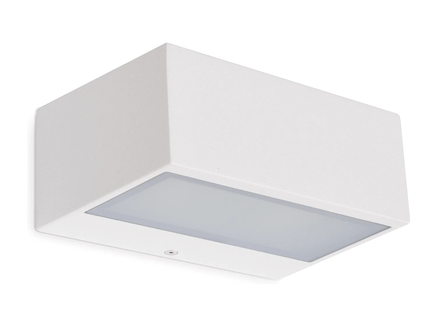 IONA nowoczesny kinkiet - d?. 18 cm - E27 ø45 - 40W - aluminium i bia?y - IP44 - góra i dó? 3715118 - obrazek 1