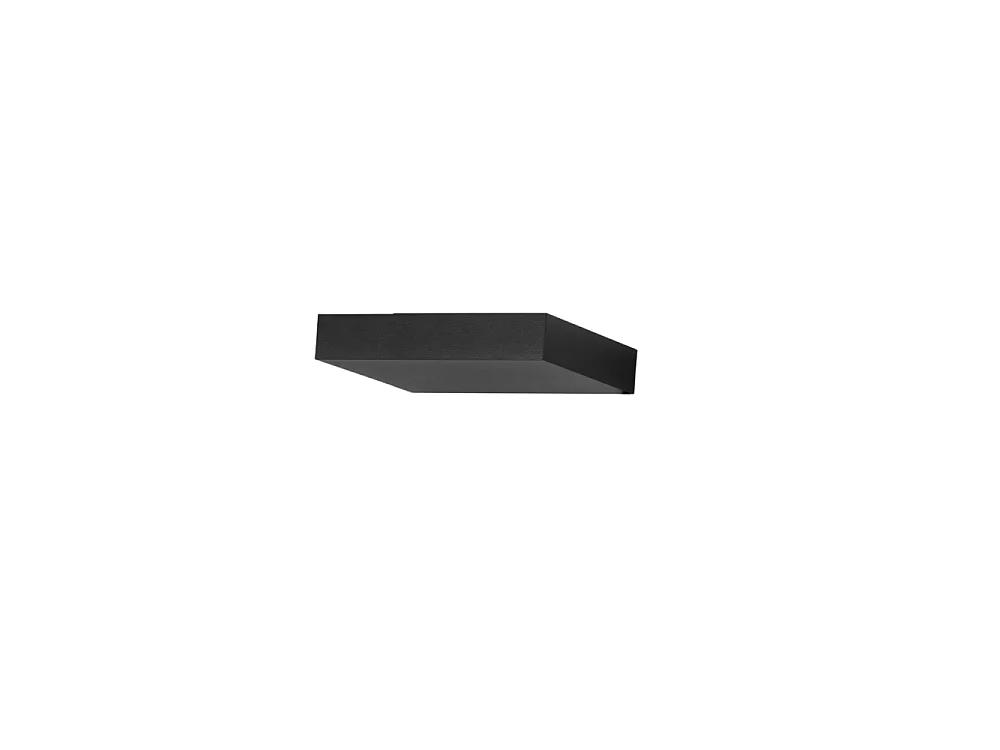 Guia – Aluminiowa lampa ścienna LED Fabas Luce – Zintegrowana dioda LED IP20, czarna – 32 cm 4539718