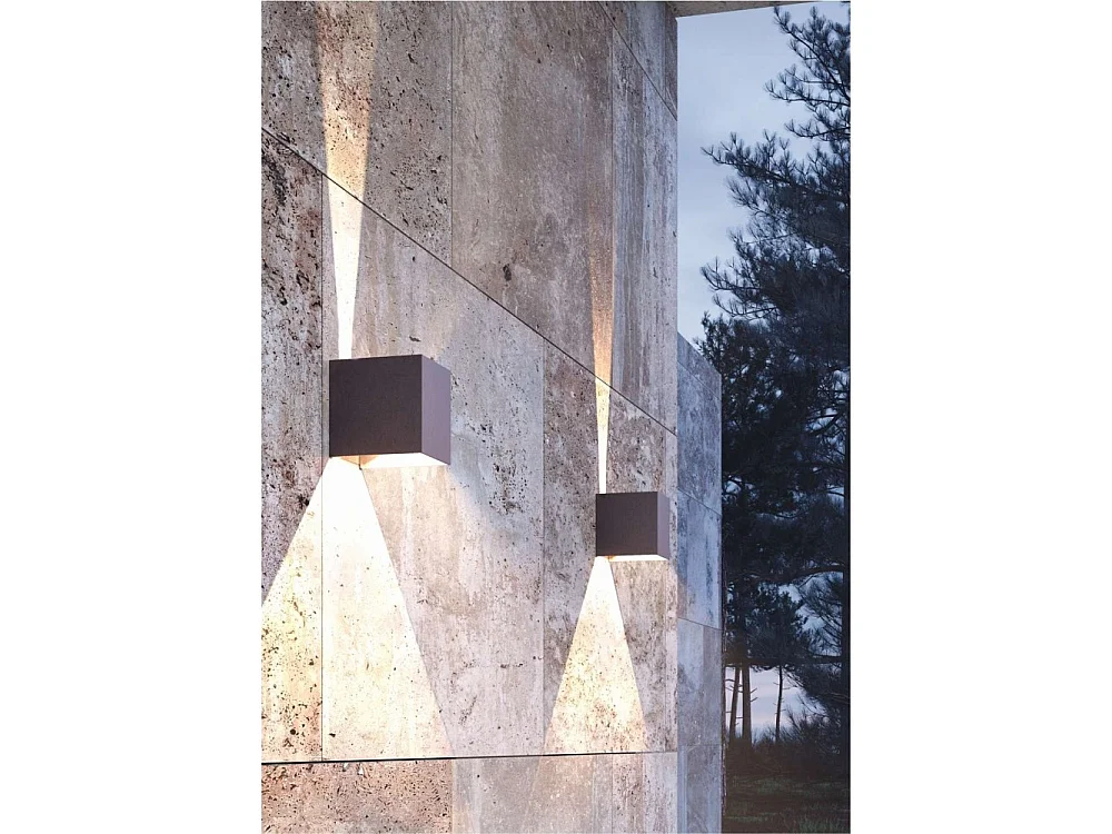 Kinkiet LED Corten IP54 6,8W z regulowanymi żebrami 3000k 3696611