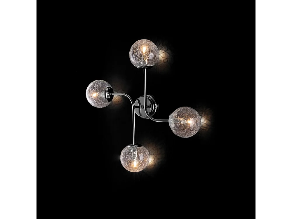 Lampa sufitowa Ikarus z polerowanego chromowanego żelaza 4 światła dł. 63 x 59 BL213-PL4-CR 3717152 - obrazek 1
