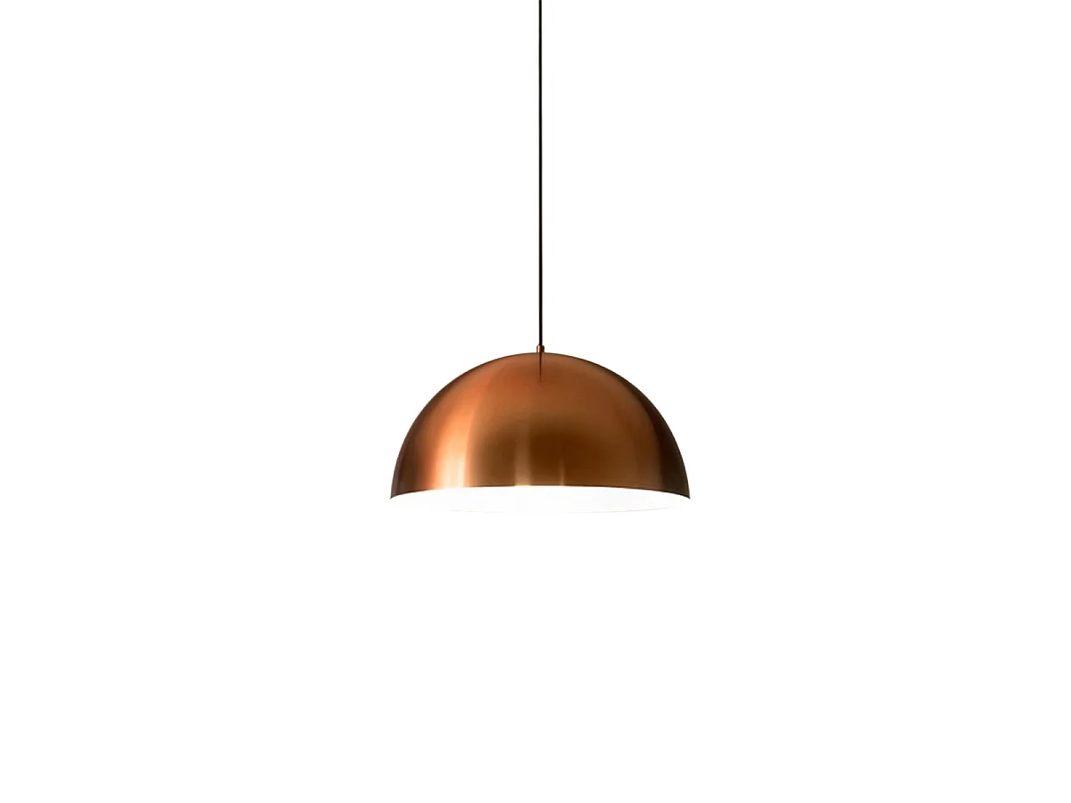 Bonella – Lampa wisząca miedziana 1XE27 max 1X60W IP20 – Lampa sufitowa o nowoczesnym wzornictwie z aluminium – Gniazdo E27 4121050