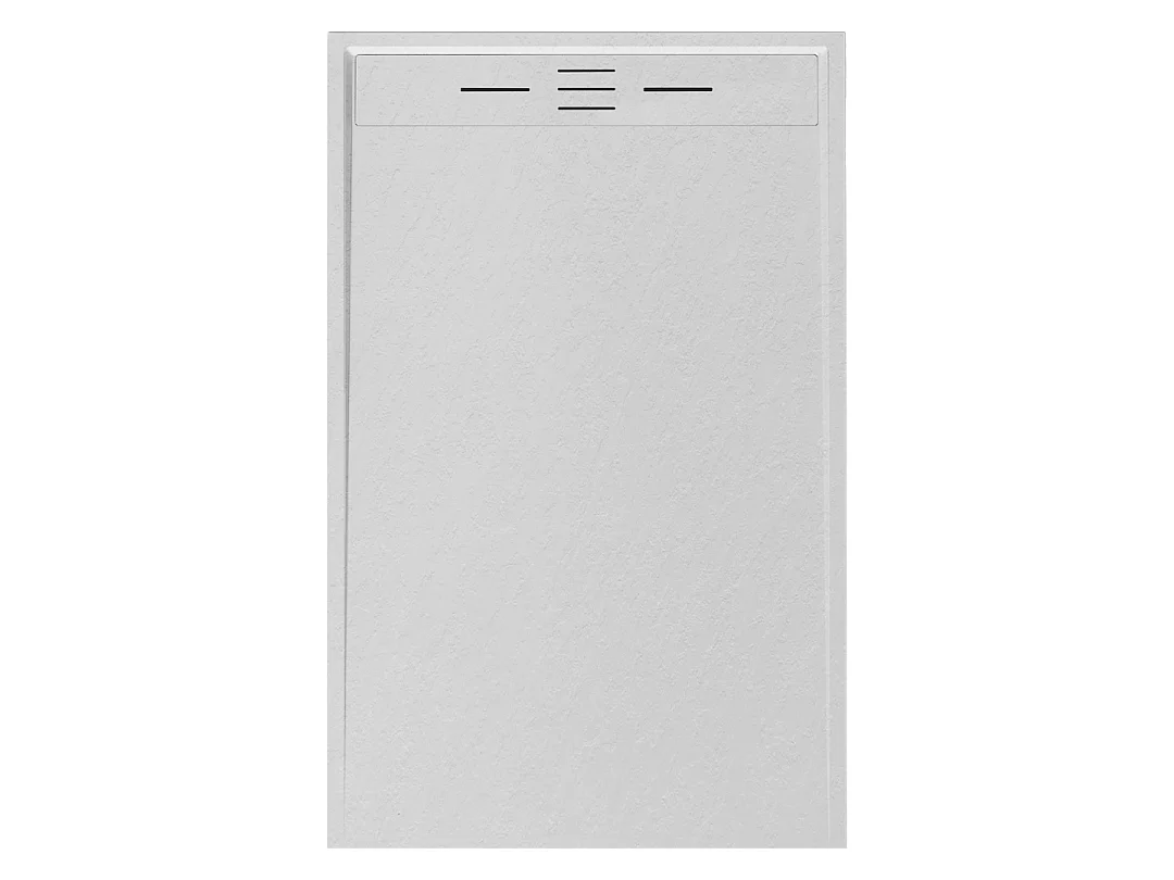 Brodzik prysznicowy z żywicy 140 x 90 Biały łupina - Essebagno 4978662 - obrazek 1