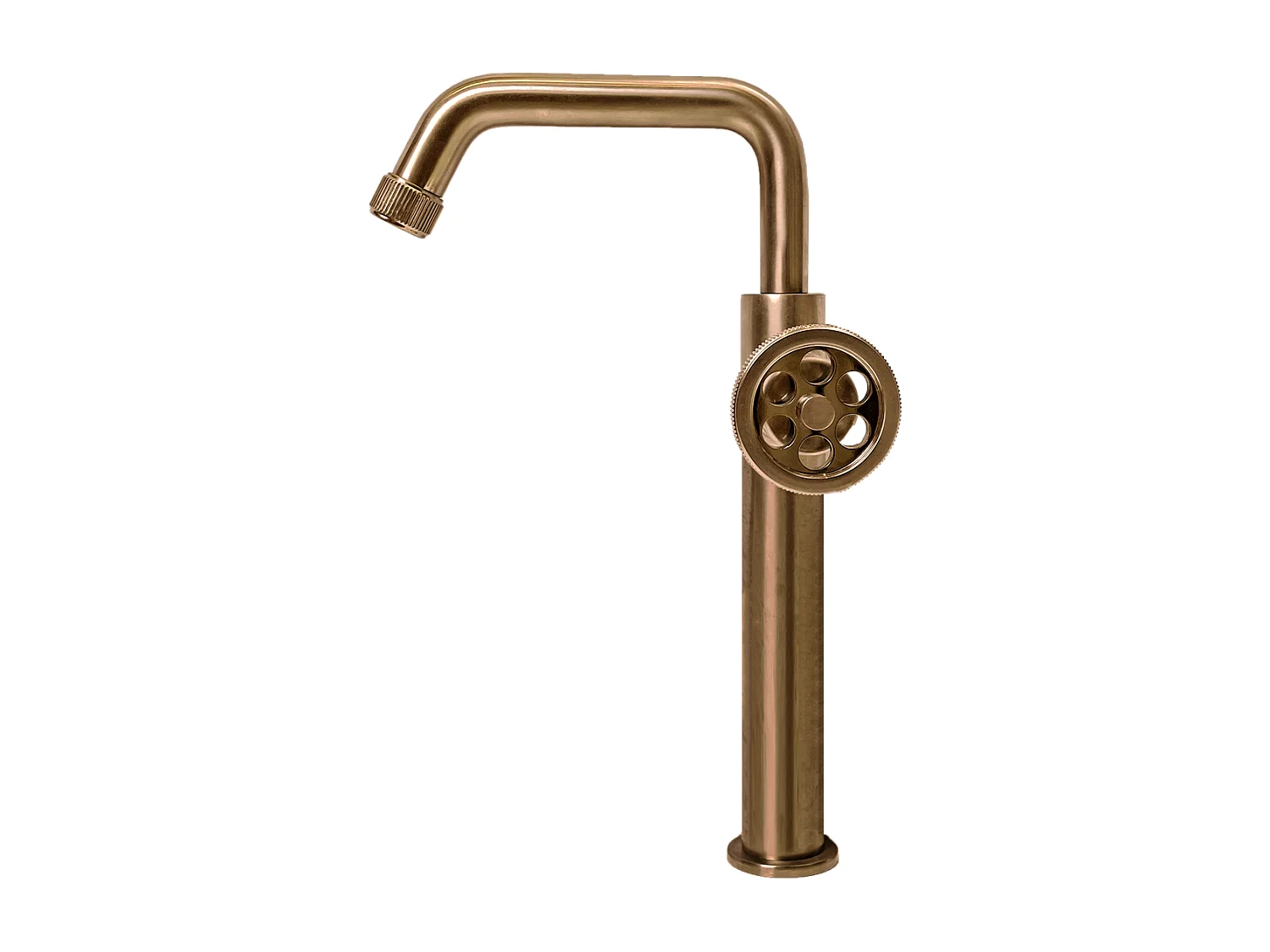 Indus bateria umywalkowa wysoki wykonanie szczotkowana miedź – Essebagno 1385439