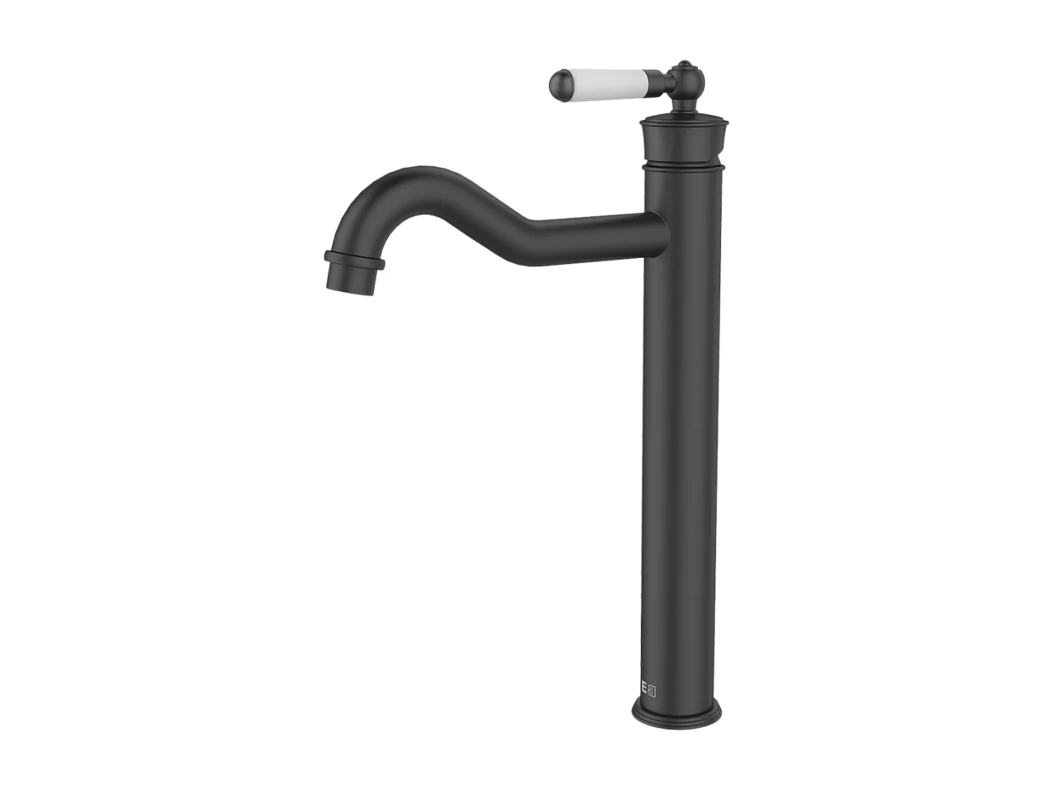 Leeds bateria umywalkowa wysoki retro czarny – Essebagno 1534529