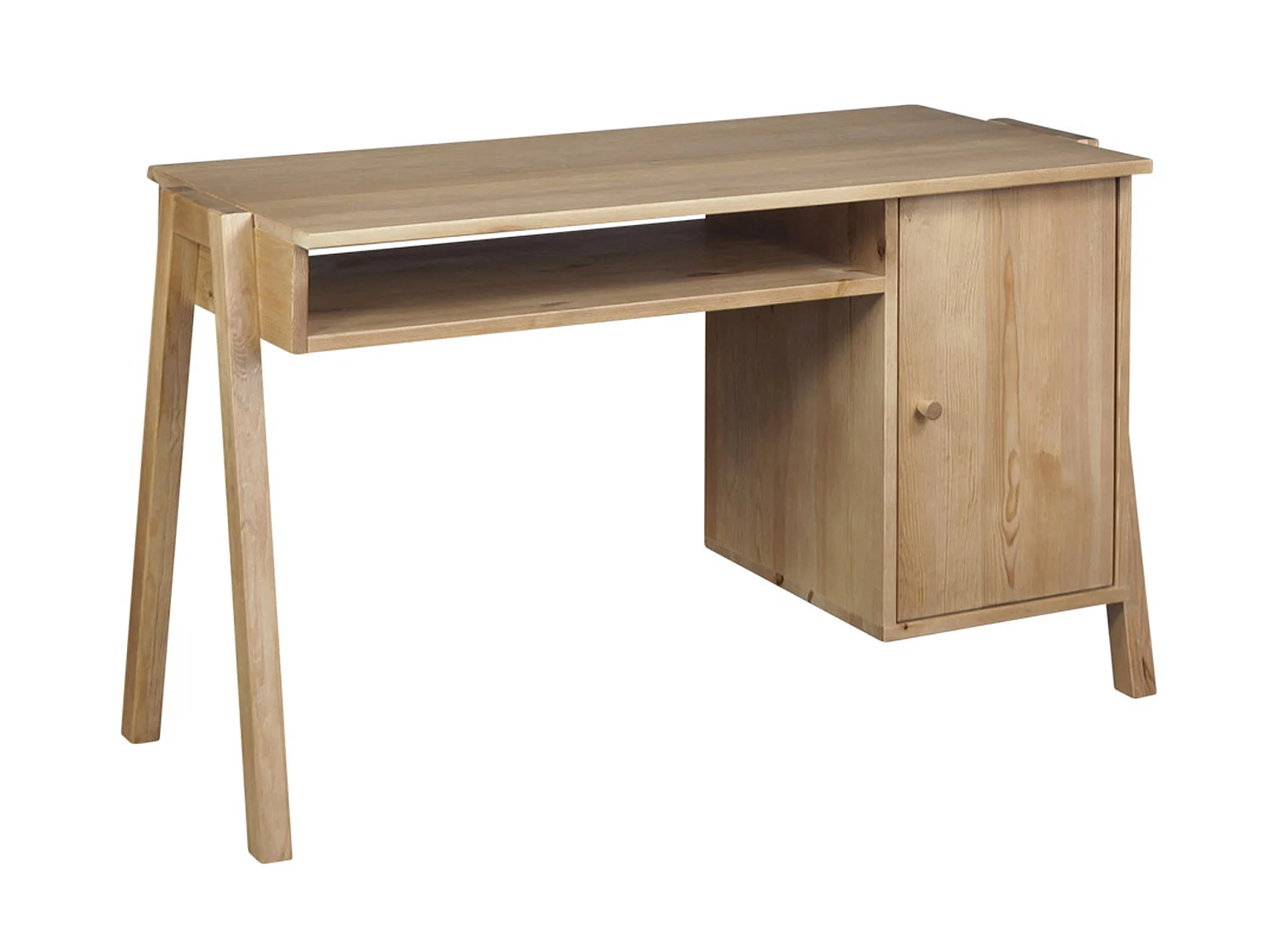 Biurko Oregon wood drewniane, kolor dębowy 4656957