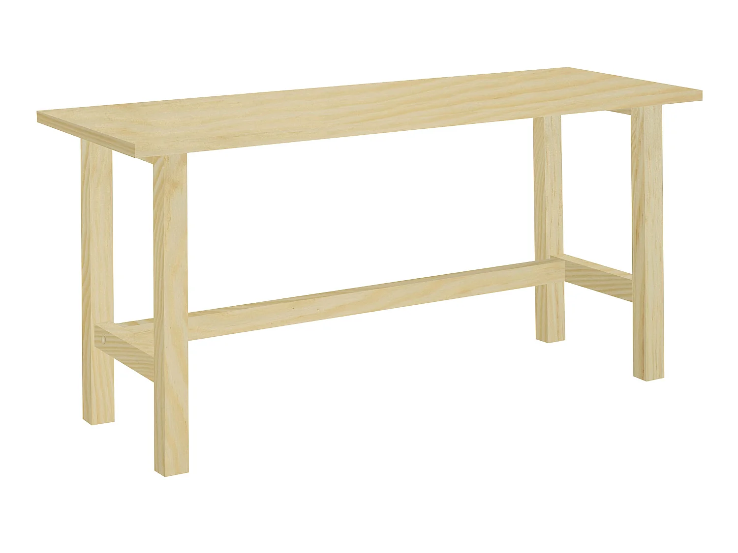 Biurko Nordic drewniane, kolor sosnowy 4656959