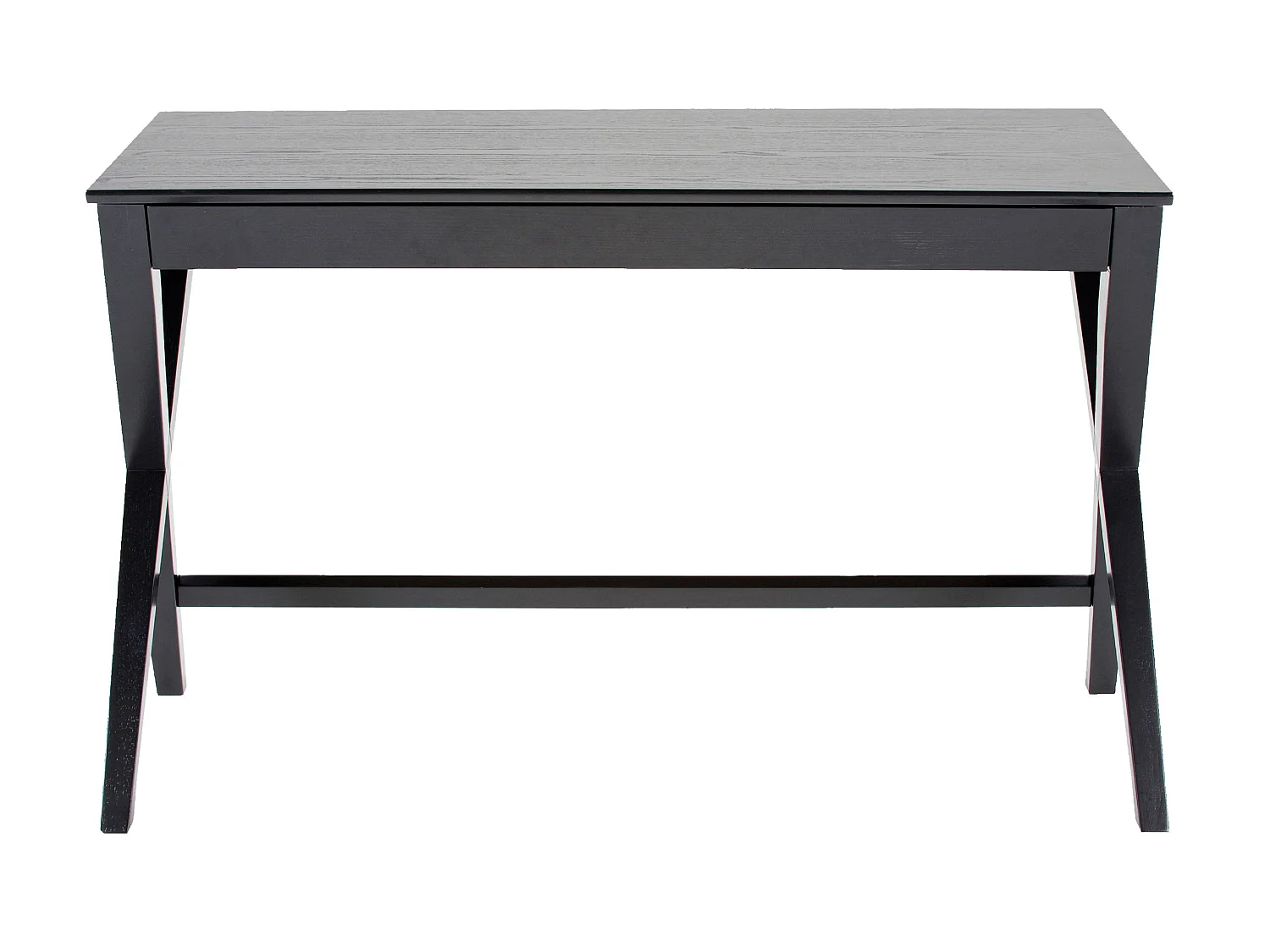 Biurko Shadow 120 cm z szufladą, kolor czarny 4656961