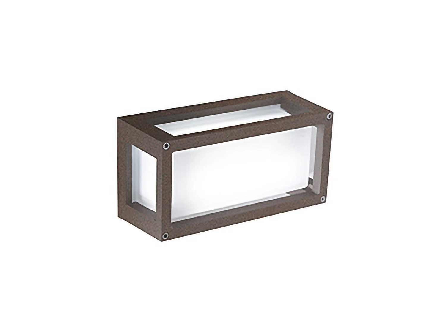 Kinkiet i lampa sufitowa LED 10W IP54, aluminium kolor korten, ciepłe światło 3000K, nowoczesna i wytrzymała konstrukcja zewnętrzna i wewnętrzna 5012210 - obrazek 1