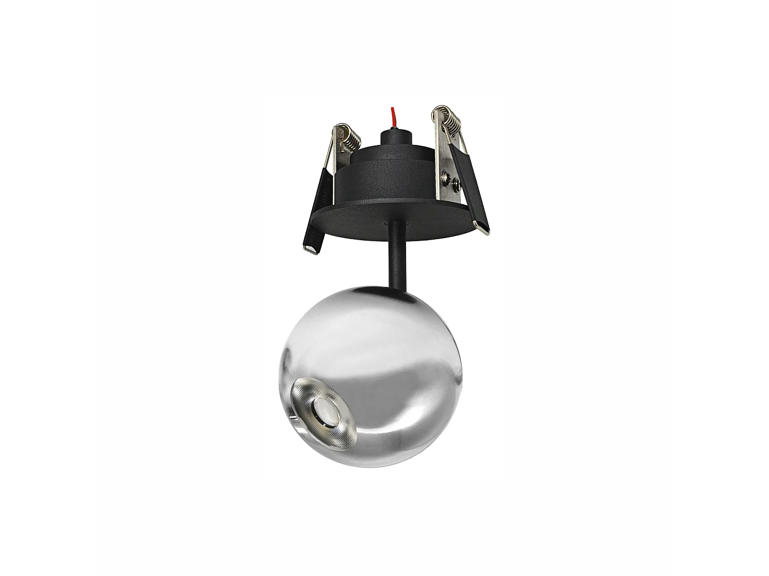 Bora Recessed LED Downlight 8,5 W 36º 3000 K Srebrny – Wysokowydajny, regulowany reflektor sferyczny – Beneito & Faure 5013521