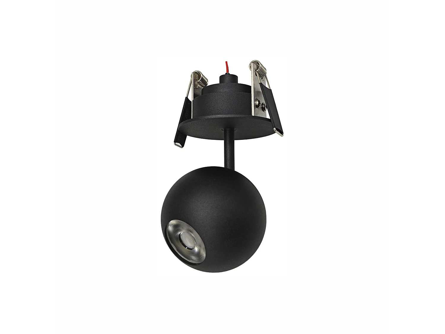 Bora Recessed LED Downlight 85W 36º 3000K Matowa czerń – Wysokowydajny, sferyczny, regulowany reflektor punktowy – Beneito & Faure 5013538
