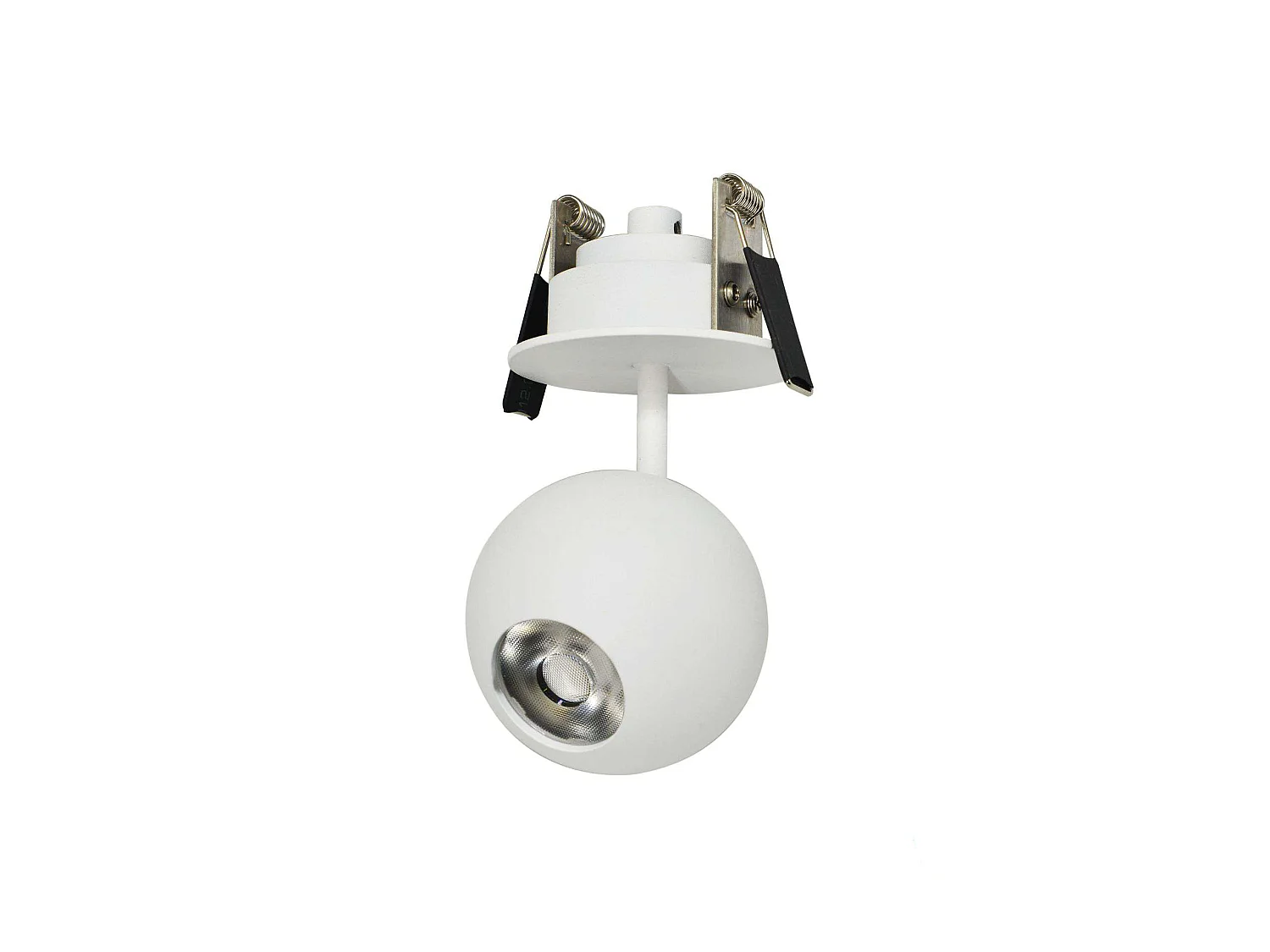 Bora Recessed LED Downlight 85W 36º 3000K Matowa biel – Wysokowydajny, regulowany reflektor sferyczny – Beneito & Faure 5013569