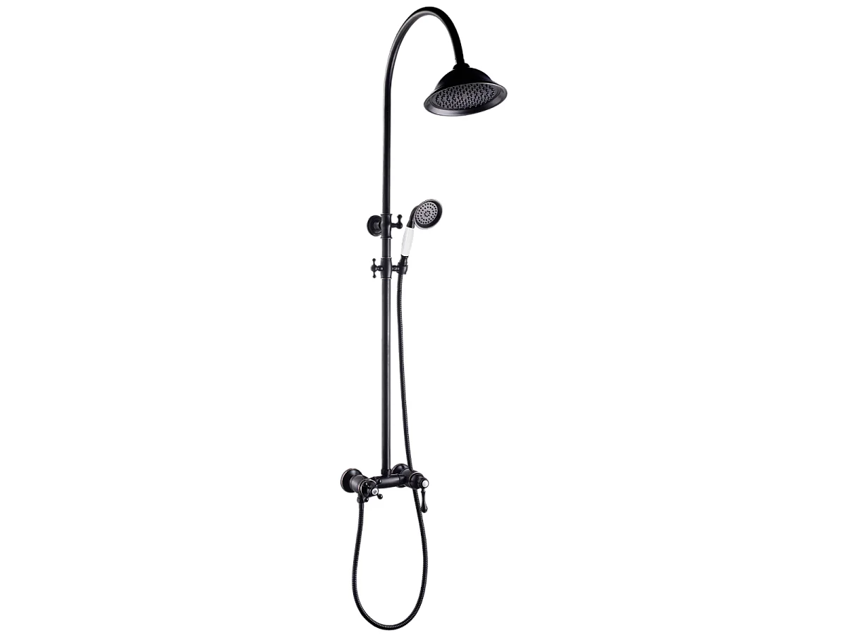 Leeds kolumna prysznicowa mechaniczna retro czarna – Essebagno 1387327