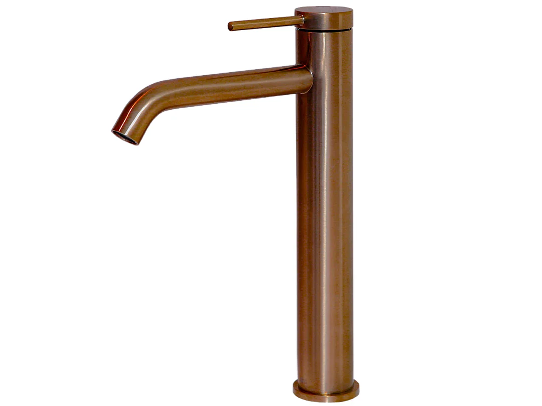 Lollipop bateria umywalkowa wysoka szczotkowanej miedzi – Essebagno 1387455