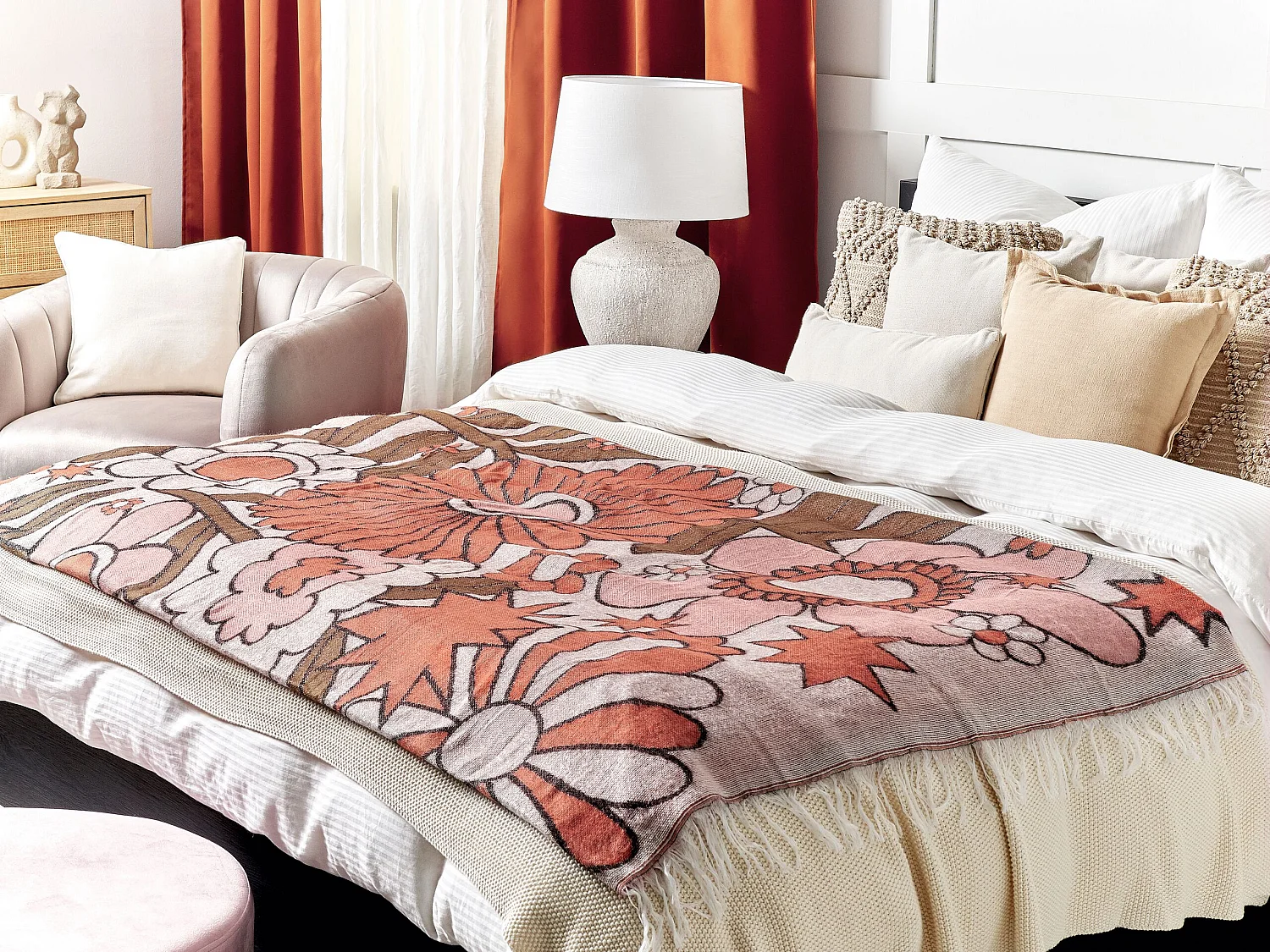 Koc DARAU 130 x 170 cm Kolorowy 554481 - obrazek 1