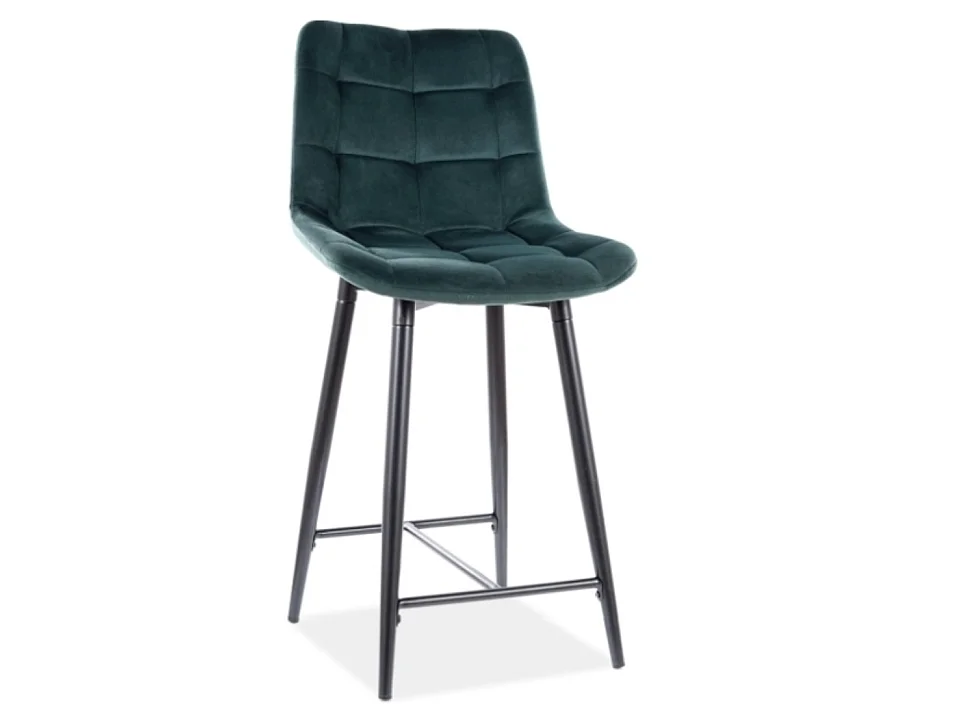 Hoker niski CHIC H-2 VELVET zielony kuchenny 2336947