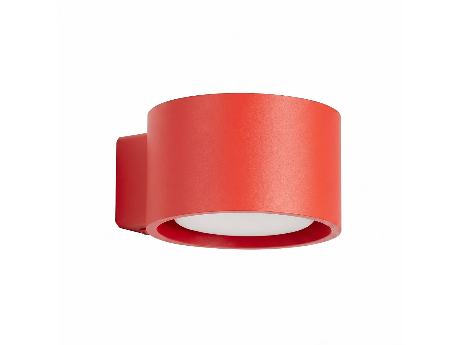 Kinkiety minimalistyczny MODO, aluminium - 1 źródło - L.10 x H.6 cm - czerwony 5027711 - obrazek 1