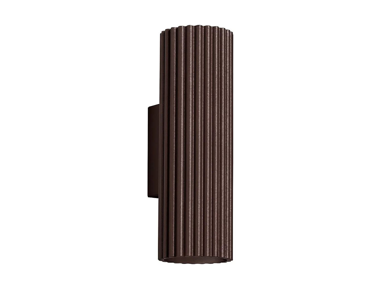 Kinkiety minimalistyczny KARBON, aluminium - 2 źródło - L.6.5 x H.20 cm - brązowy 5027716 - obrazek 1