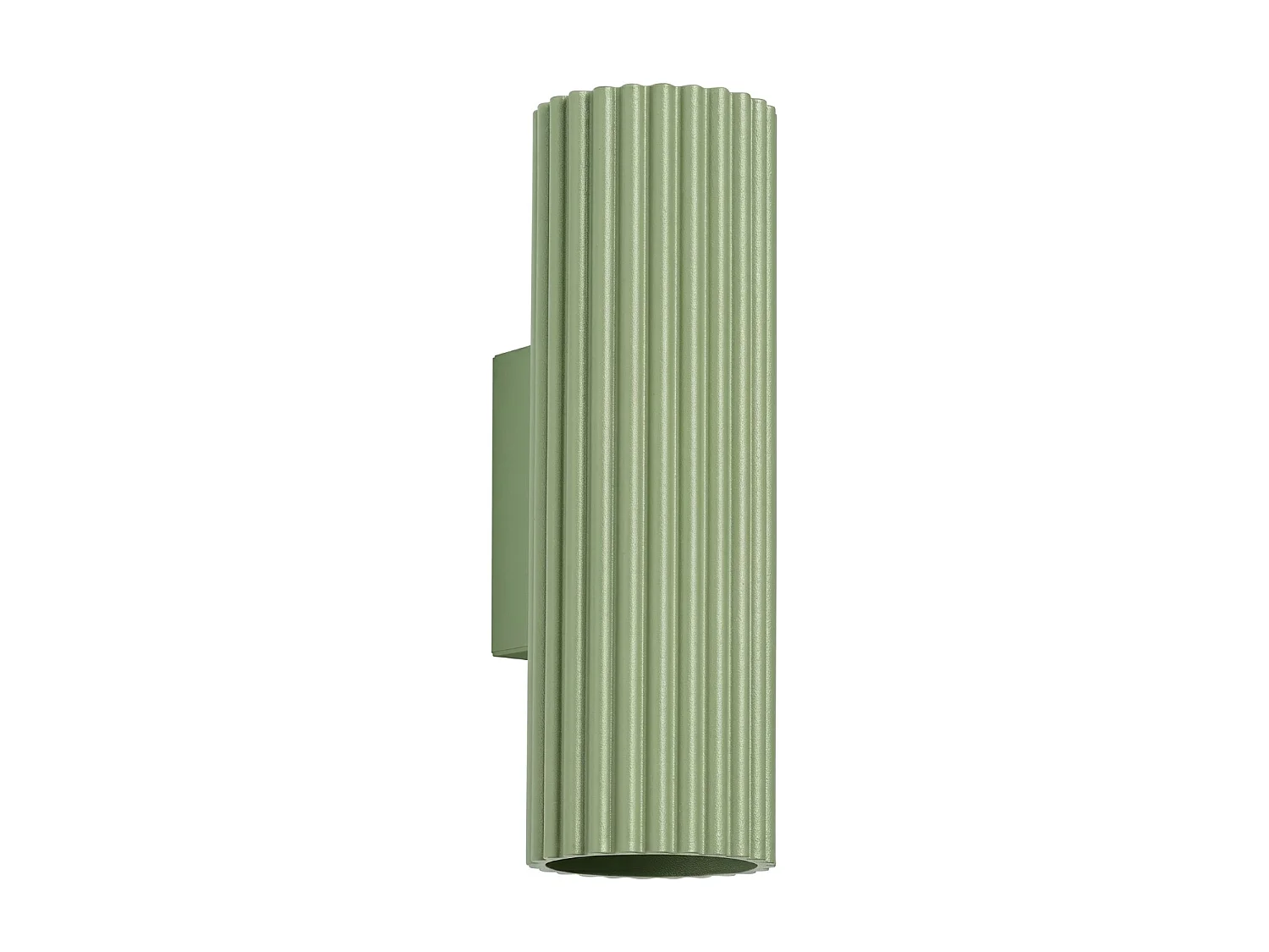 Kinkiety minimalistyczny KARBON, aluminium - 2 źródło - L.6.5 x H.20 cm - szałwia 5027715 - obrazek 1