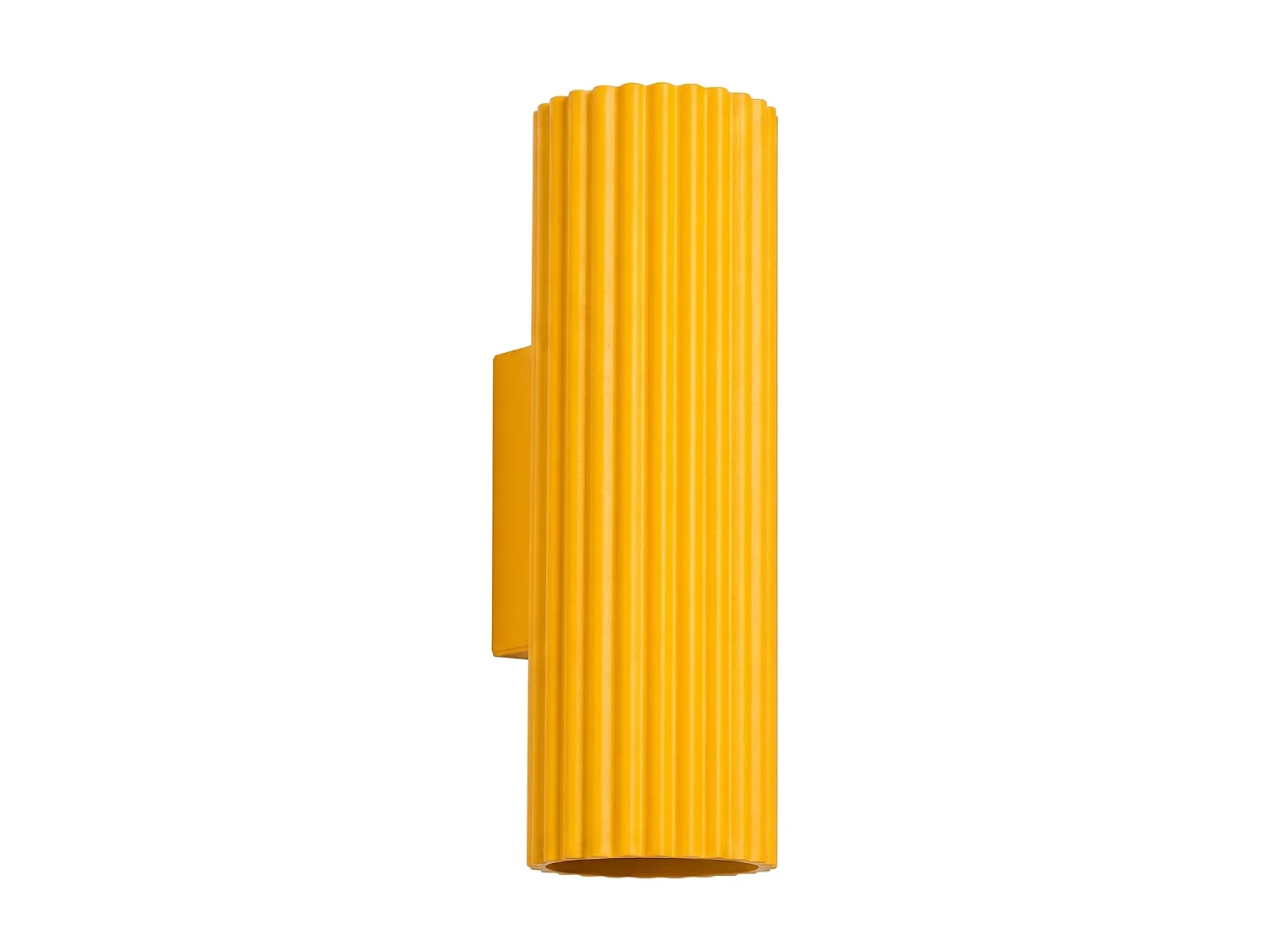 Kinkiety minimalistyczny KARBON, aluminium - 2 źródło - L.6.5 x H.20 cm - żółty 5027721 - obrazek 1
