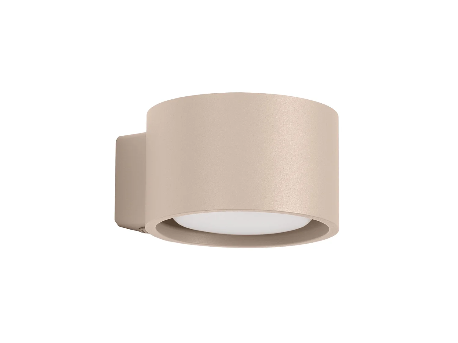 Kinkiety minimalistyczny MODO, aluminium - 1 źródło - L.10 x H.6 cm - taupe 5027743 - obrazek 1