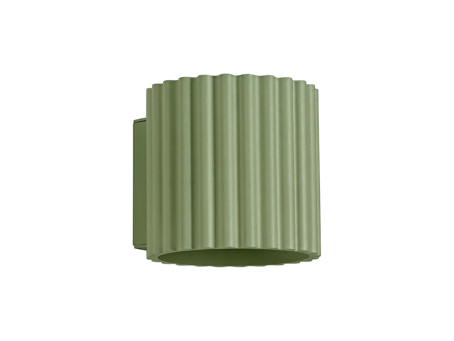 Kinkiety minimalistyczny AURA, aluminium - 1 źródło - L.10 x H.10 cm - szałwia 5027749 - obrazek 1