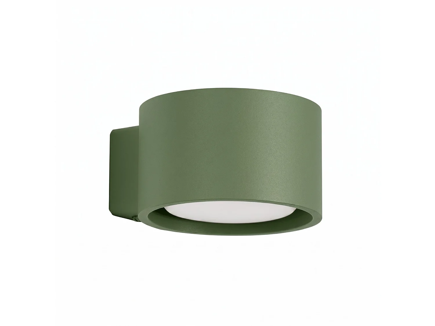 Kinkiety minimalistyczny MODO, aluminium - 1 źródło - L.10 x H.6 cm - zielony oliwkowy 5027756 - obrazek 1