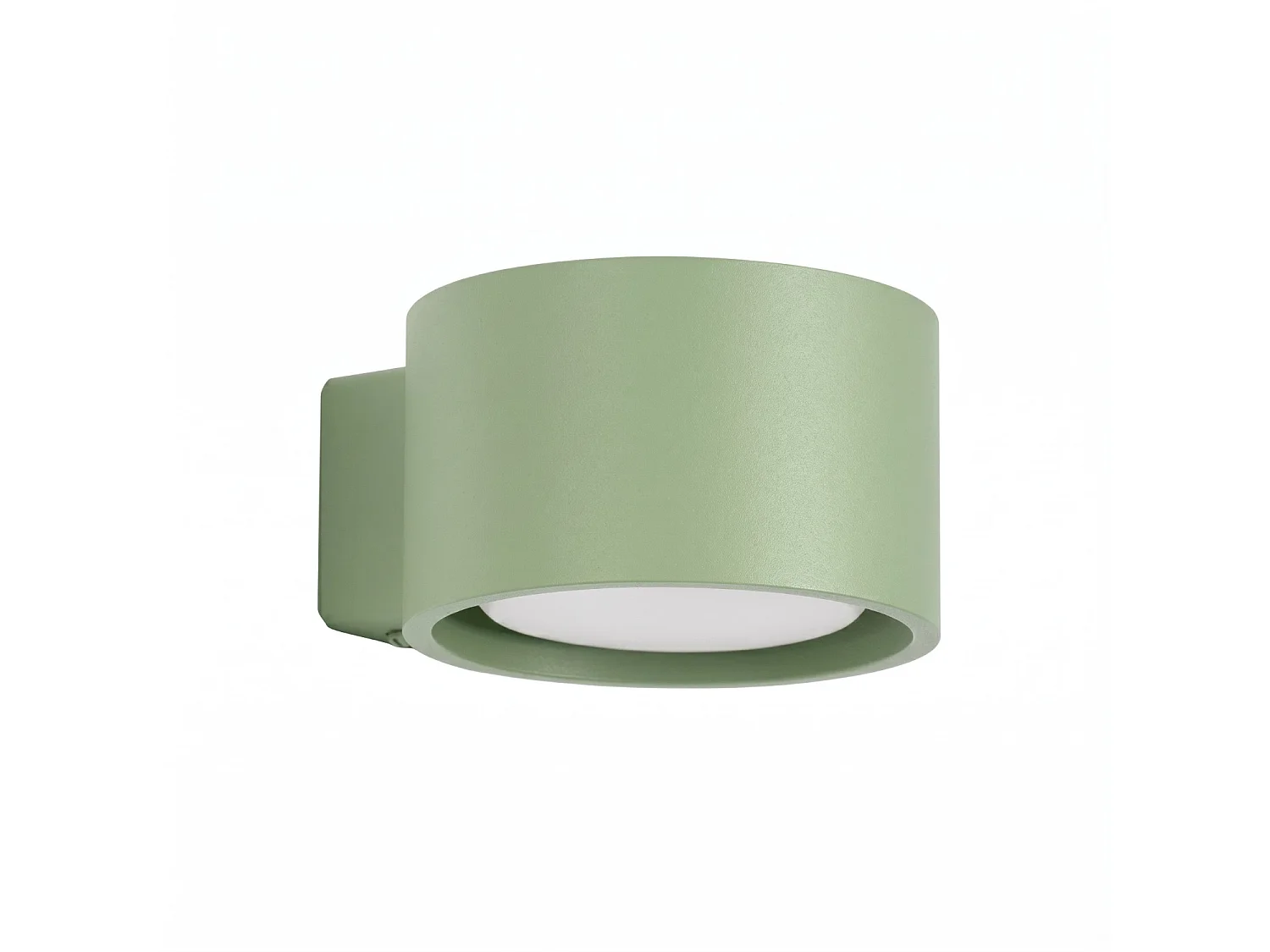 Kinkiety minimalistyczny MODO, aluminium - 1 źródło - L.10 x H.6 cm - szałwia 5027762 - obrazek 1