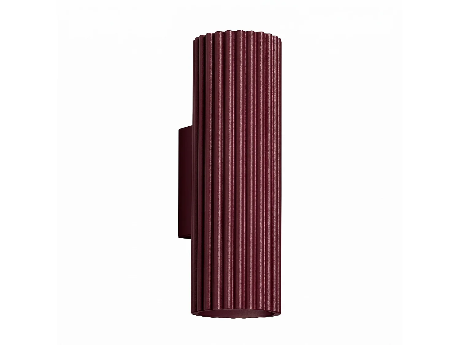Kinkiety minimalistyczny KARBON, aluminium - 2 źródło - L.6.5 x H.20 cm - burgund 5027760 - obrazek 1