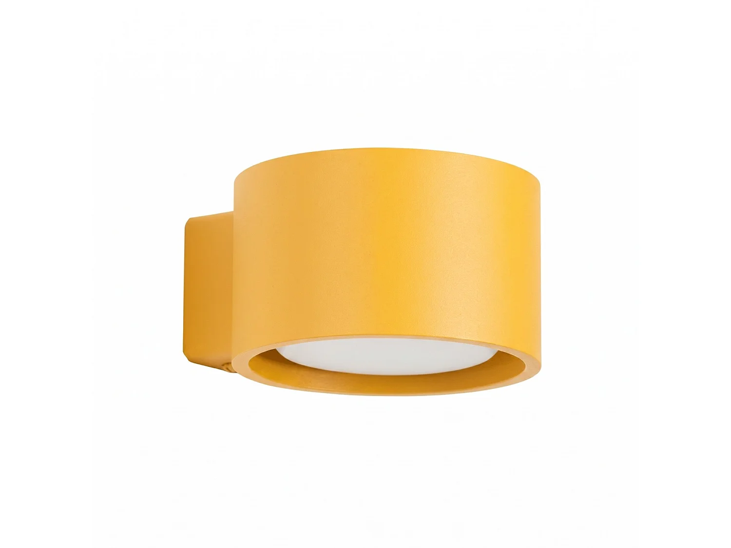 Kinkiety minimalistyczny MODO, aluminium - 1 źródło - L.10 x H.6 cm - żółty 5027761 - obrazek 1