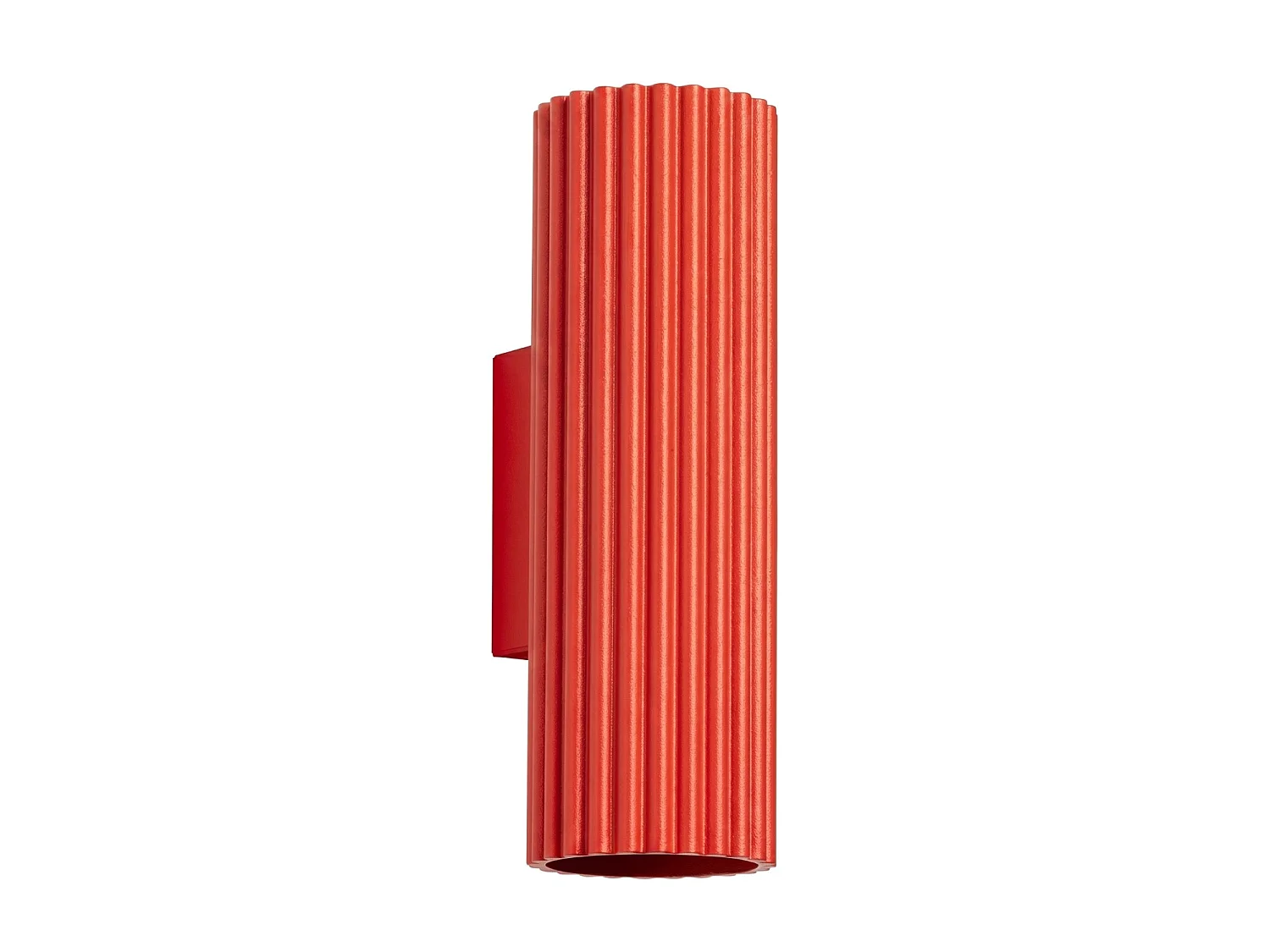 Kinkiety minimalistyczny KARBON, aluminium - 2 źródło - L.6.5 x H.20 cm - czerwony 5027770 - obrazek 1