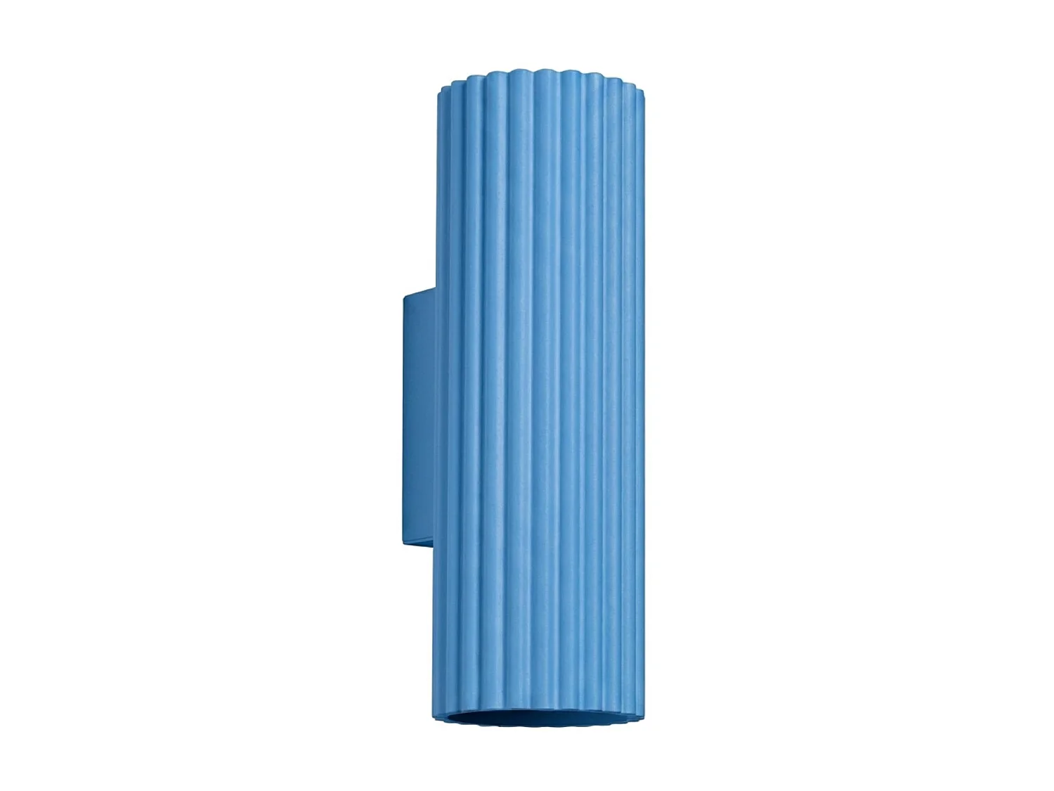 Kinkiety minimalistyczny KARBON, aluminium - 2 źródło - L.6.5 x H.20 cm - błękitny 5027775 - obrazek 1