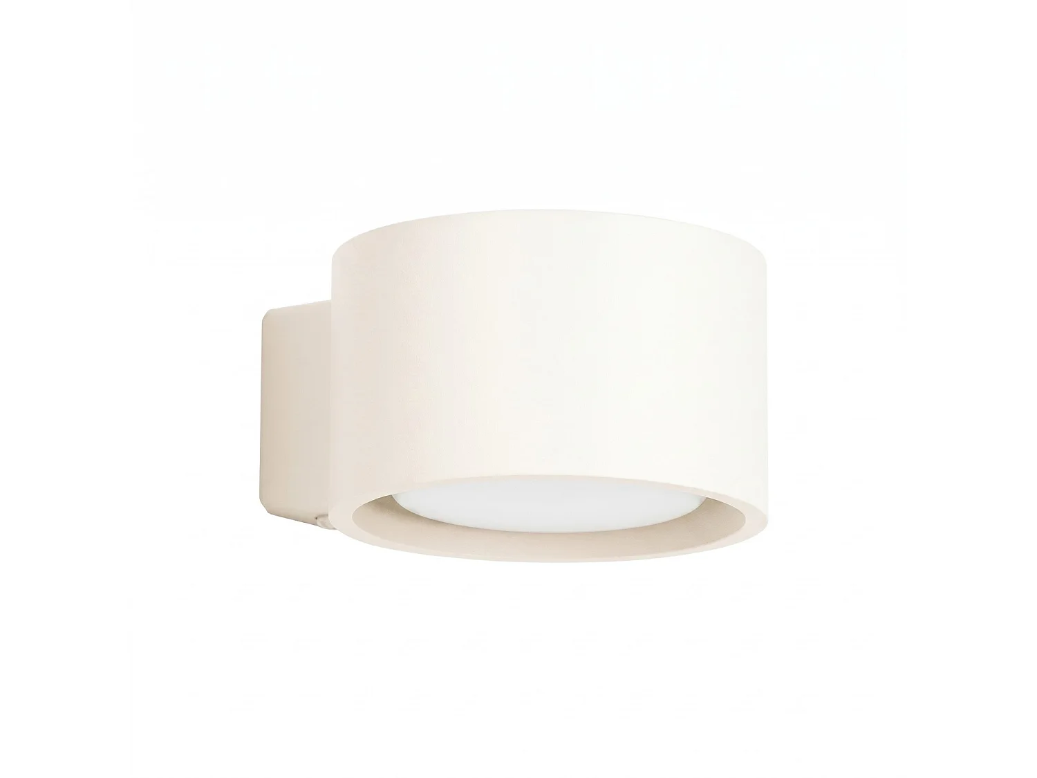 Kinkiety minimalistyczny MODO, aluminium - 1 źródło - L.10 x H.6 cm - beżowy 5027774 - obrazek 1