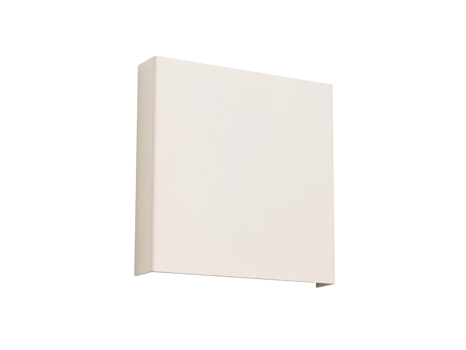 Kinkiety minimalistyczny VANTA, stal - 2 źródło - L.15 x H.15 cm - beżowy 5027785 - obrazek 1