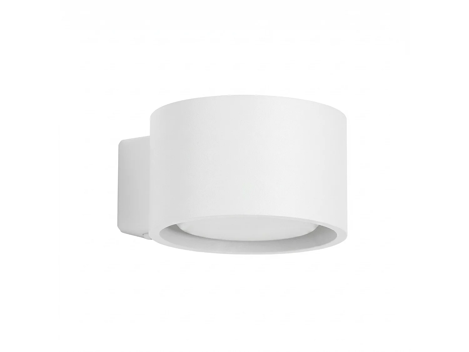 Kinkiety minimalistyczny MODO, aluminium - 1 źródło - L.10 x H.6 cm - biały 5027790 - obrazek 1