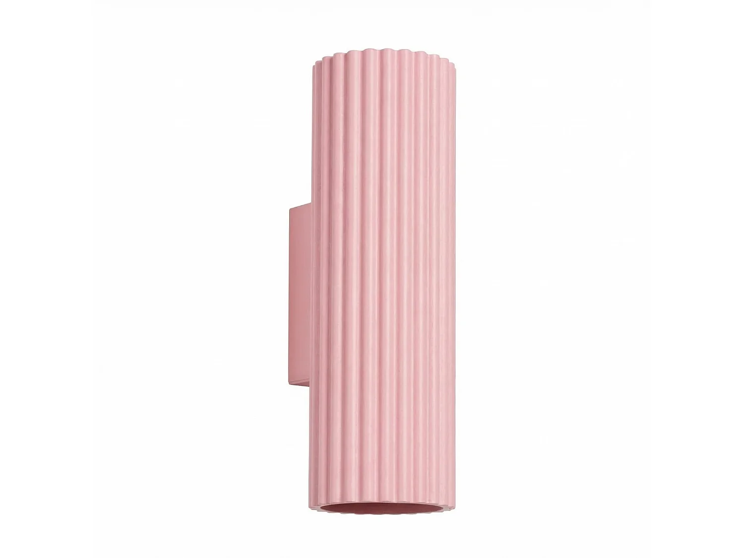 Kinkiety minimalistyczny KARBON, aluminium - 2 źródło - L.6.5 x H.20 cm - różowy 5027797 - obrazek 1